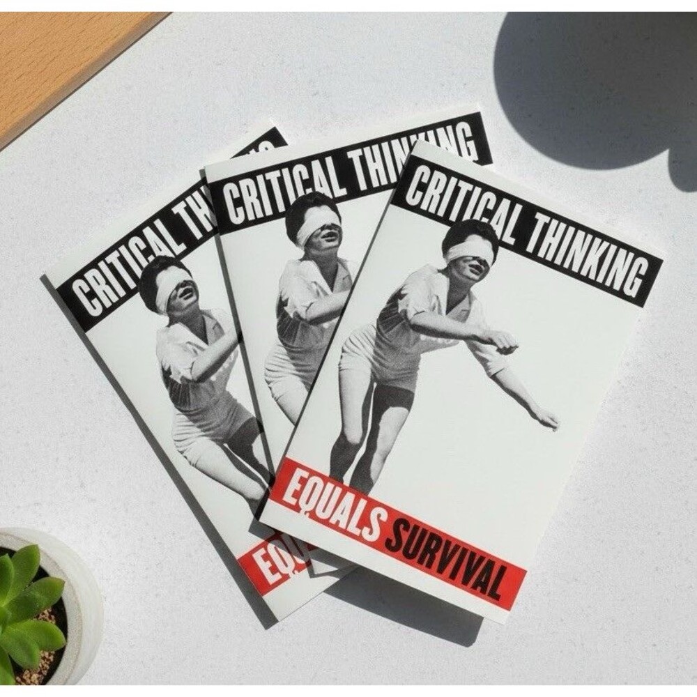 Stella Marrs Postcard Lot of 3 - CRITICAL THINKING EQUALS SURVIVAL Riot Grrrl